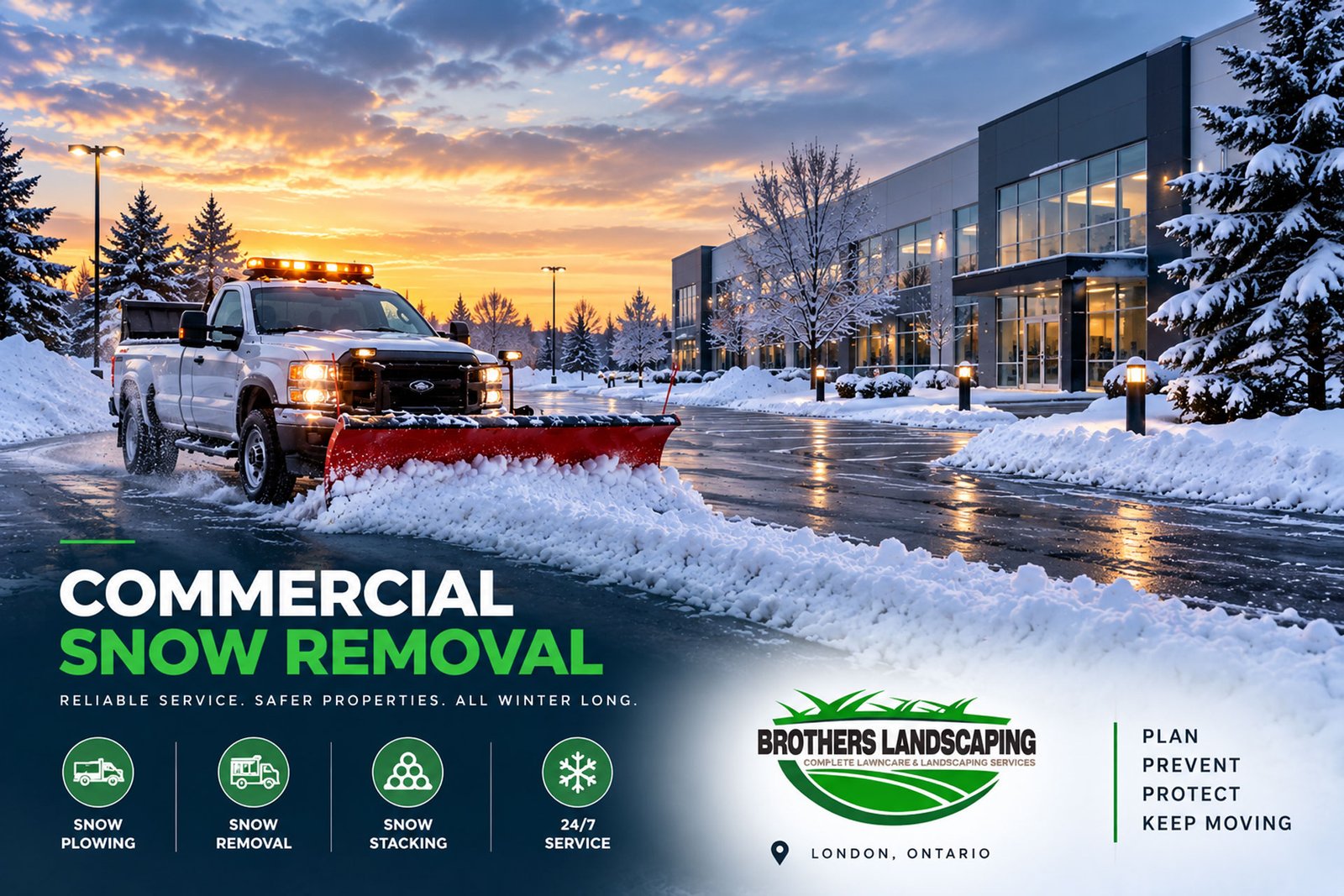 Commercial Snow Removal London Ontario